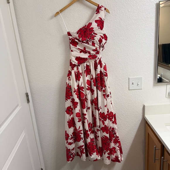 Abercrombie & Fitch One Shoulder Cutout Maxi Dress Size XS - Picture 2 of 4